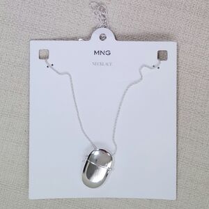 Mango Metal Locket Pendant Necklace